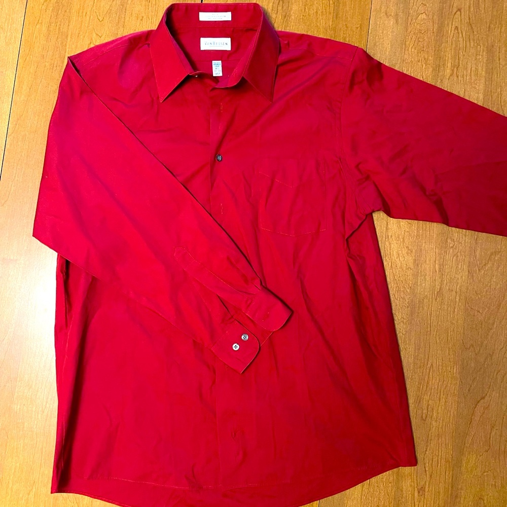 Two Van Heusen Dress Shirts